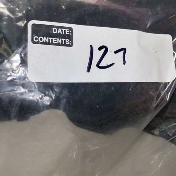 Victoria's Secret Bustier Size 32C Black Faux Leather Fishnet Quarter Cup Corset - Picture 8 of 8